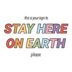 isolate:  here is your sign, if you needed one.