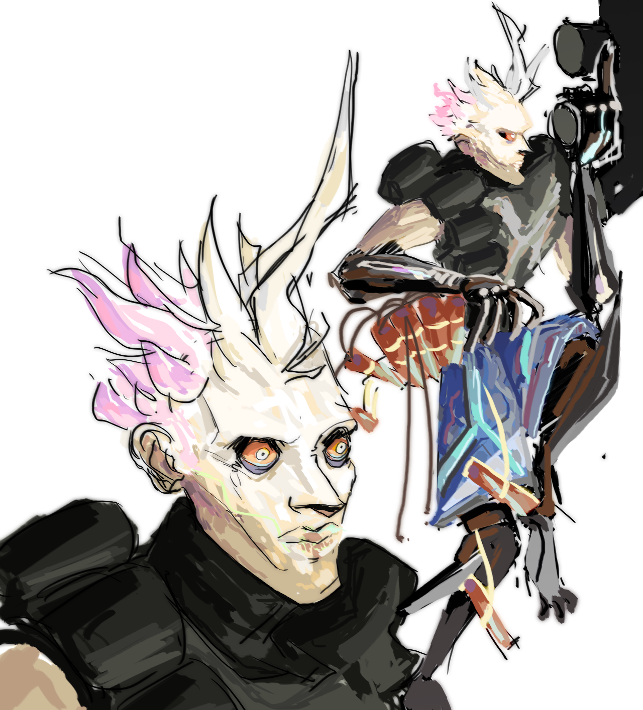 gayunclejunkrat:  junkrat’s early designs were on an entirely different level 