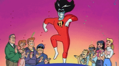He’s here to save the nationSo stay tuned to this stationIf not we’ll be unemployedFreakazoid!