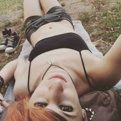 Chillin at the lake ^_^ #emo #emocat #emogirl