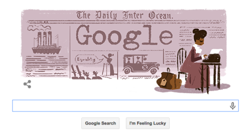 micdotcom:Google honors Ida B. Wells on her 153rd birthday If you’ve visited the Google homepage Thu