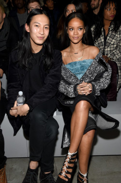 thebadgalrih: Rihanna attends the adidas Originals x Kanye West YEEZY SEASON 1 fashion show during New York Fashion Week