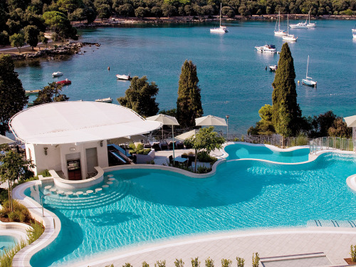 condenasttraveler: Cool Off at These Swim-Up Hotel Bars | Hotel Monte Mulini, Rovinj, Croatia