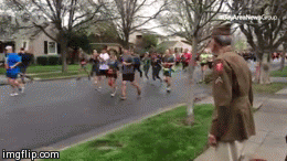 mymindsecho:sizvideos:When a WWII vet goes to watch a race - VideoWell I didn’t want to cry tonight…