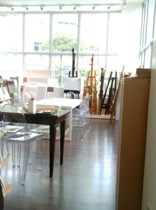 theres this new art store/cafe near my place!