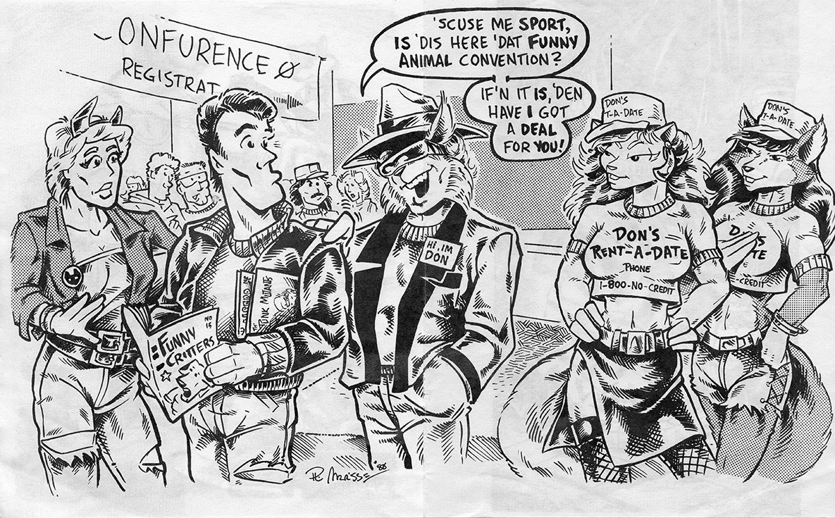 vintagegeekculture: Program books, flyers and art for the Confurence Zero Conbook,