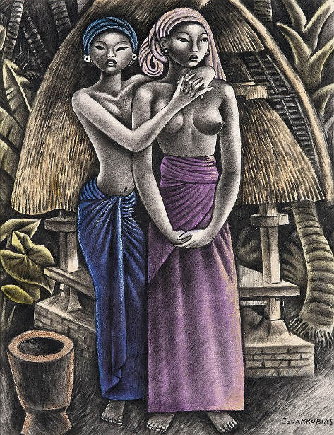   The Rice Granary, by Miguel Covarrubias, adult photos