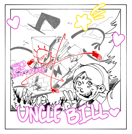 Some More Uncle Bill Doodles And A Preview Of A Future Mini Lore Comic :)