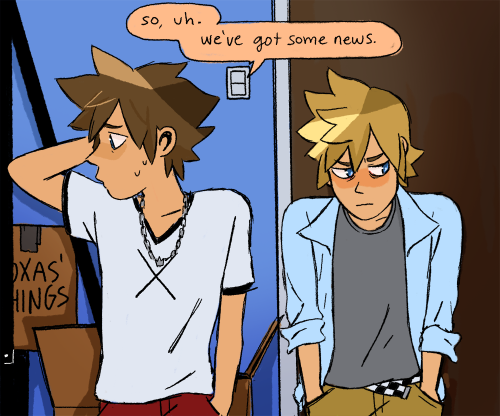 liverpepper:  sora & Roxas: APRIL FOOLS!!!!!sora: we’re back!!!!!!Roxas: The ‘we’re back’ part is for real by the way!!