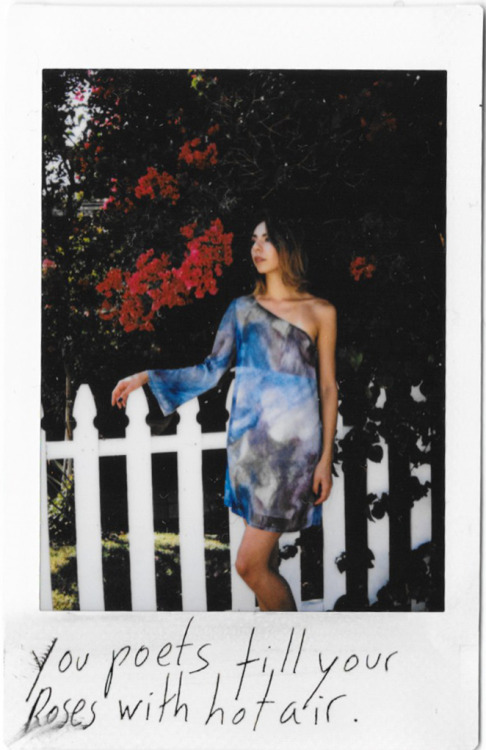 MARIA SOROMENHO Dress + PolaroidModel: Steph JackCONTACT:info@maria-soromenho.comwww.maria-soromenho