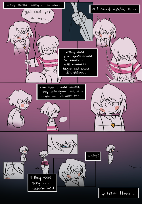For Someone Who Claims That They Dont Care About Frisk, You Sure Do Seem Affected When Talking About