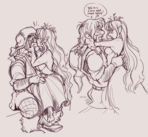 Doodles Of Early Pregnant Leanna, Where She Is Extra Dreamy And Loving And Her Leaves Start To Bloom