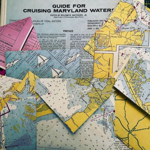 Creating envelopes from pages of the 1970 Guide For Cruising Maryland Waters…
.
.
.
#paperartist #marylandwaterways #envelopes
https://www.instagram.com/p/B-5HRNlFOFh/?igshid=5tedltj42g2g