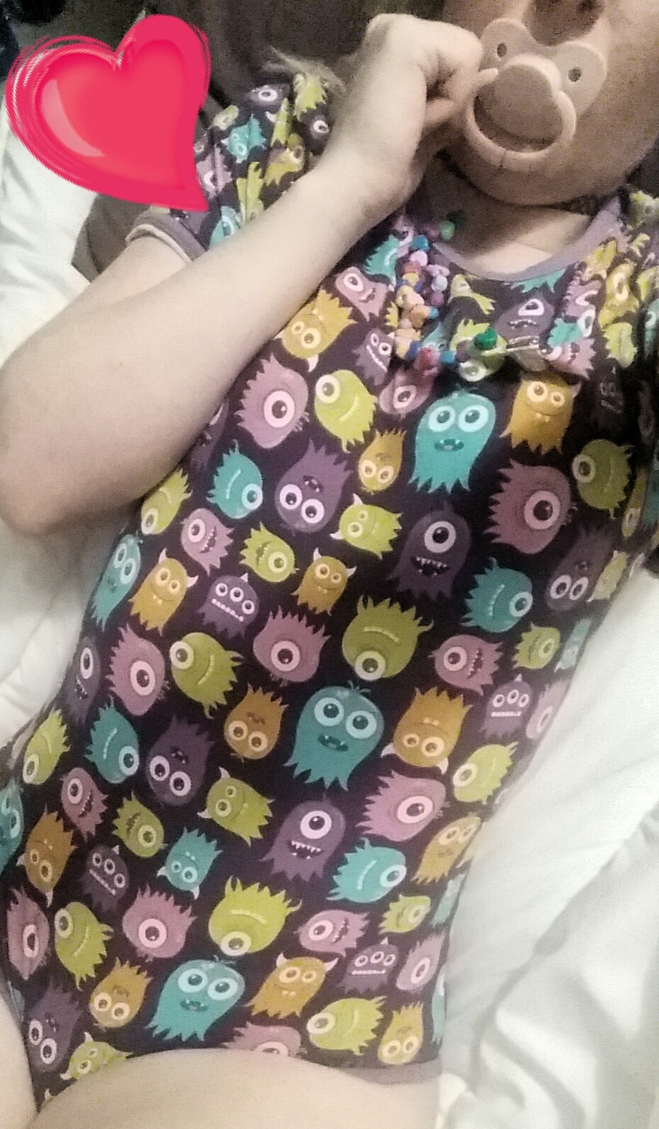 Got my first ever onesie and adult paci! This onesie is so comfy, I could stay in