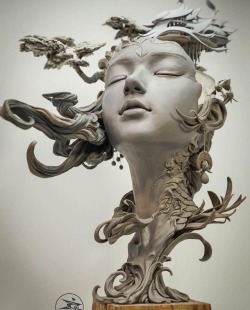 beautifulbizarremagazine:  Completely fascinated by the beauty and exquisite details of yuan xing liang’s sculpture....#beautifulbizarremagazine #sculpture #realism #surrealism #chineseart#beauty #claysculptures #yuanxingliang  