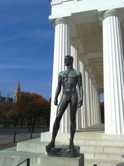 abdmasoud: Theseus statue Theseus Temple