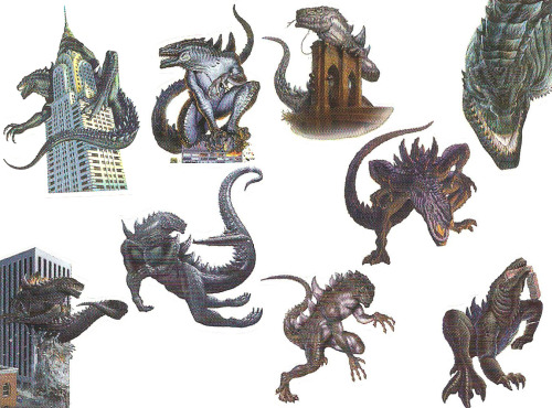 Stickers from Godzilla (1998)www.pbandawesome.com/2014/08/godzilla-98-stickers.html