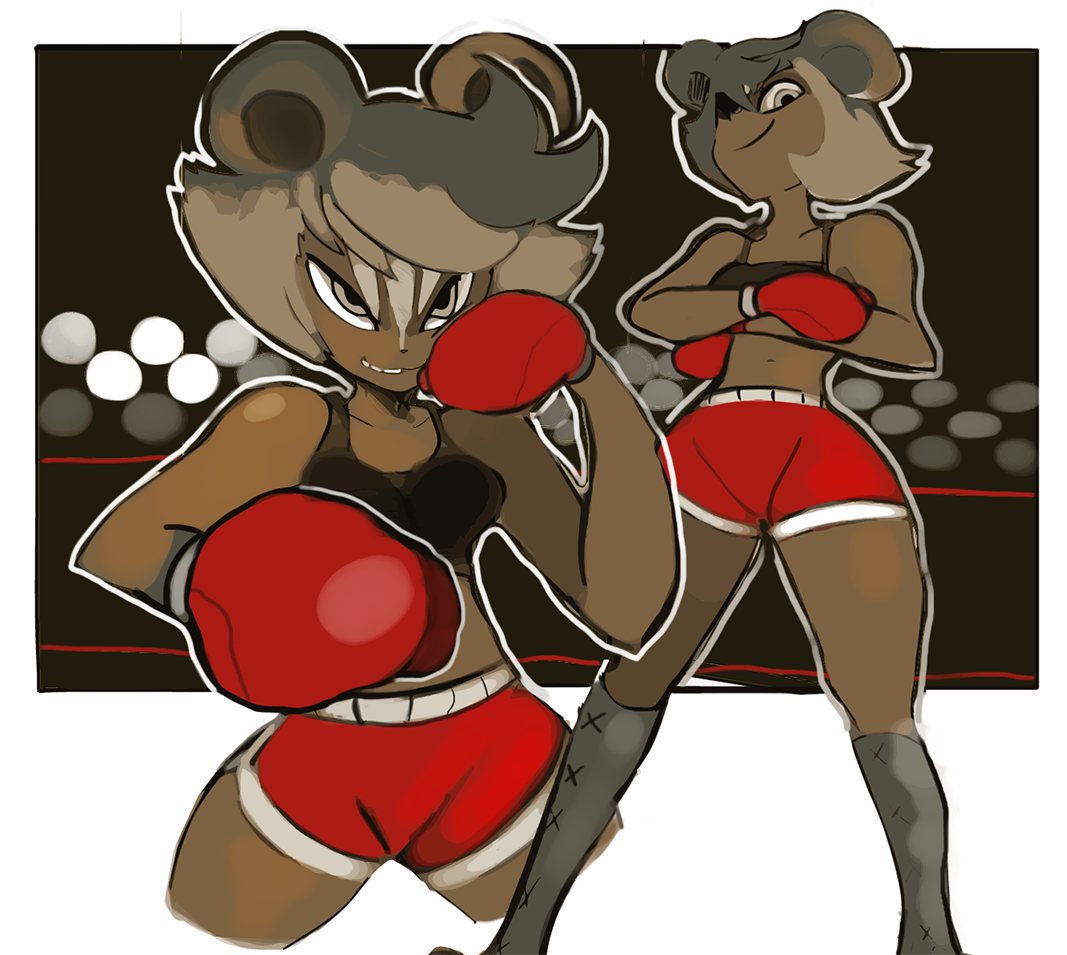 n0nrealist:  Darky03′s Boxing character.  now this is a title match worth watching.