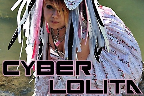 ❥Cyber Lolita is a cross-over of Lolita and Cybergoth fashion, which takes its influences from raver
