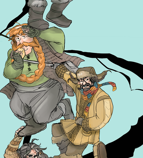 ewebean:  The Hobbit - DRRR!! Parody that I finally finished last night.  This was a very, very