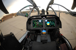 militaryarmament:  The cockpit of a AH-1Z Viper. 