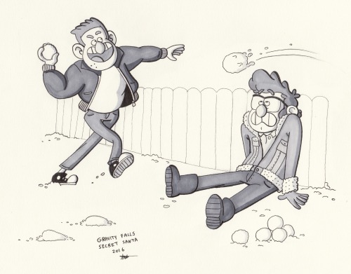 Happy Holidays to @cthulhu-of-the-night ! I’m your Secret Santa :DI chose to do teen Stan and 
