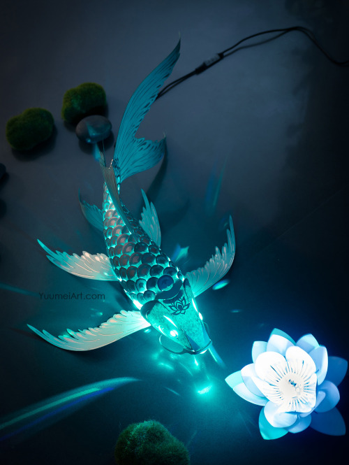 Happy May! Koi Lanterns Are 20% OFF On My Etsy Right Now :D Bring Home Your Koi Today!