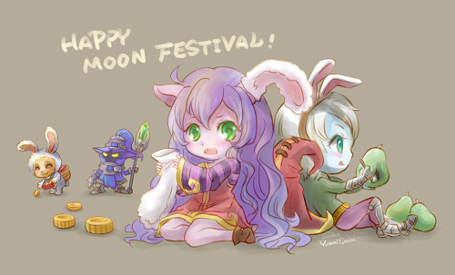 rivenop: By: yummiclaire | LOL-Happy Moon Festival~~~ | [Pixiv]