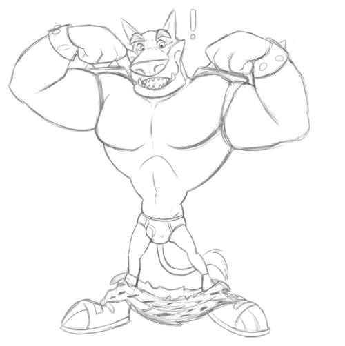 Some Crash Bandicoot character sketches :D