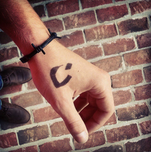 asdeepcriesout: ISIS has been painting this symbol on the doors of Christian homes in Islamic countr