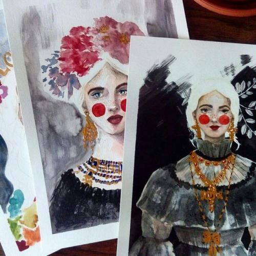 watercolors