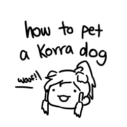 mingsart:  au where korra is a puppy there are no downsides 