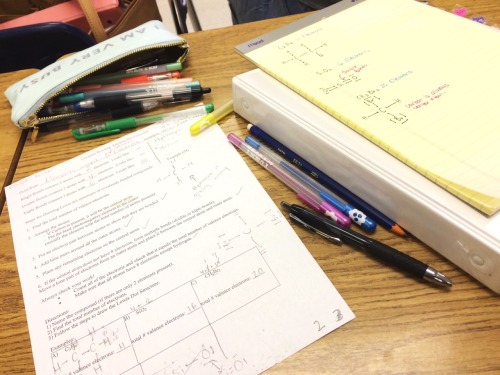 lenetini: January 4th, 2016 I just got back from the break! Last semester I failed Chemistry, which 