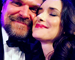 ericasinclairs:“And then there were those days where I would have late night conversations with her. And I would be like, “I am in love with this woman.” Like, I am falling in love. My heart is open.“ -David Harbour