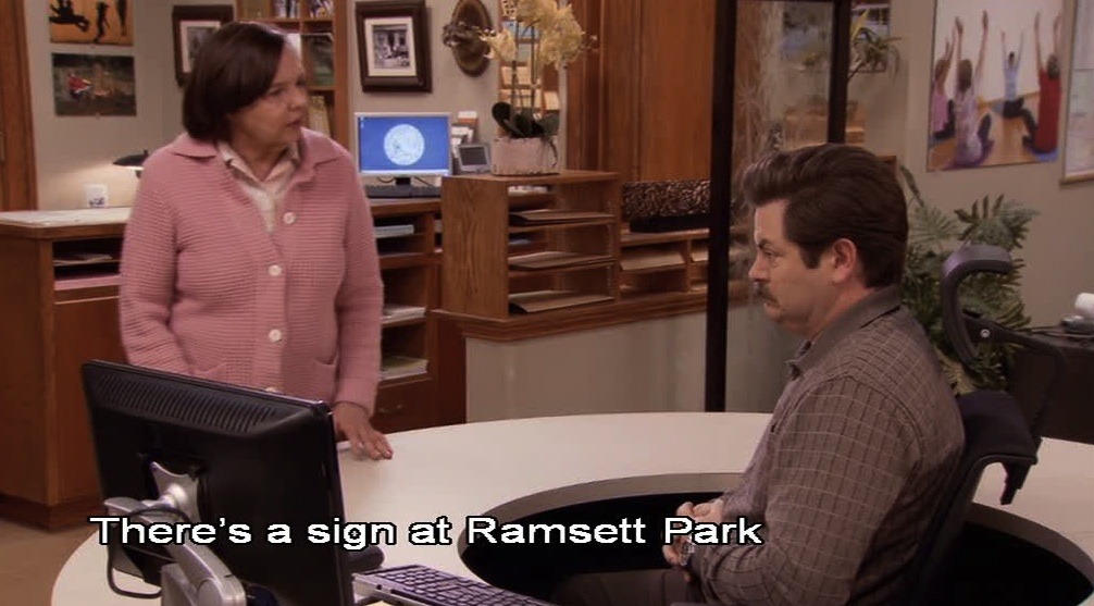 drumcorpsdrawings:This is my all time favorite scene in Parks and Rec