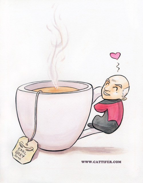 fuckyeahstartrek: Tiny Picard. Still a BAMF. 