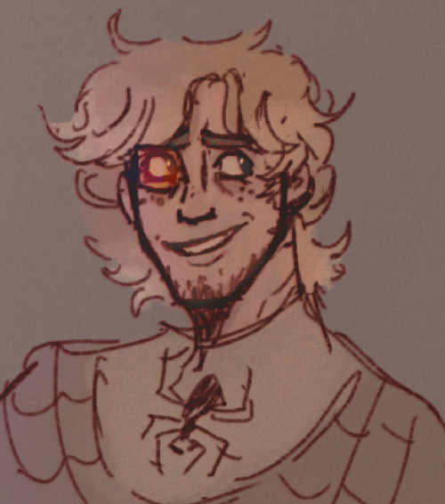 Samuel (my Spidersona/atsv Oc) Drawing + Traditional Sketches :0