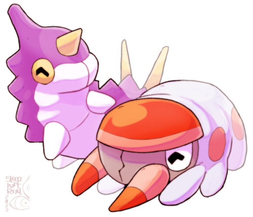 sleep-isnt-real: Wurmple and Grubbin and they are homies