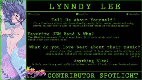 CONTRIBUTOR SPOTLIGHT - LYNNDY LEE Meet our fifth artist: Lynndy Lee! She&rsquo;s &ldquo;dir