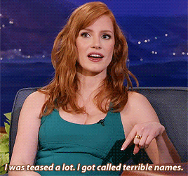  I know… I thought I was really smart.↳ Jessica Chastain on Conan (November 12th,