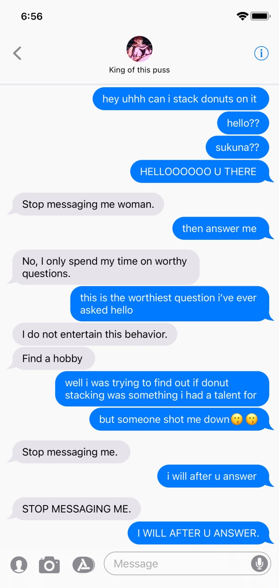 Asking Them If You Can Stack Donuts On It