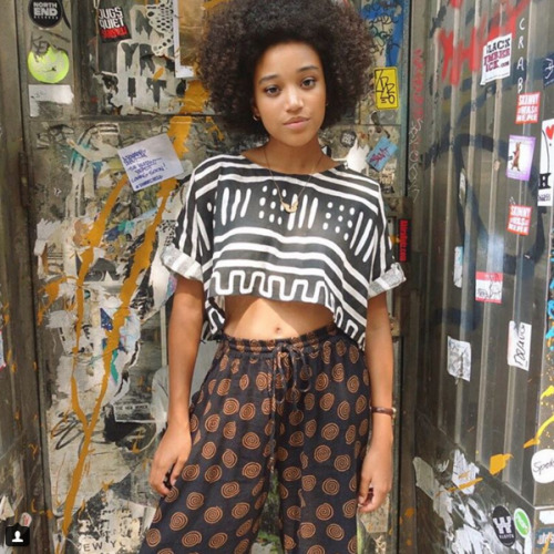 uoa:  mtvstyle:  Amandla Stenberg killing the fashion game on instagram  Beautiful im dying im dead 