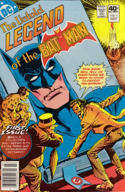 The Untold Legend Of The Batman, No. 1 (Dc Comics, 1980). Cover Art By José Luis