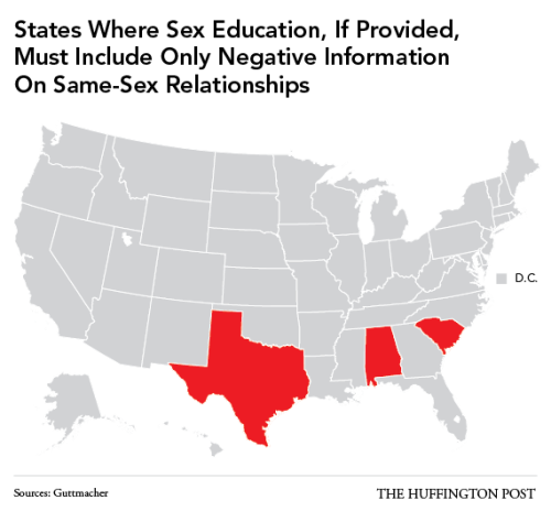 condomdepot:  buddhabrot:  femininefreak:  Sex Education in American Public Schools  every one makes fun of New Jersey but it fucking rules  Wow, these graphs really put the lack of proper sex education in school into perspective. 