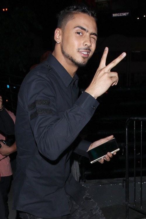 Quincy Brown at 1OAK in WeHo