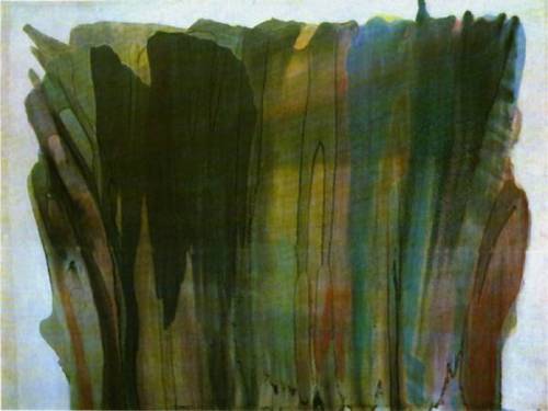nobrashfestivity:Morris Louis, Isis, 1954
