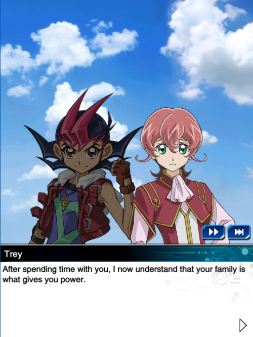 The third Duelist Road area focused on Yuma vs Trey, and their shared determination to save Trey’s f