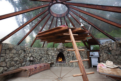 stylish-homes: Organic Glass Tepee Home - Big Sur, CA via reddit