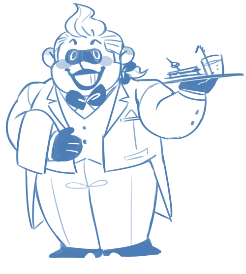 whamtasticjin:dark web please show me this tiny yokai butler