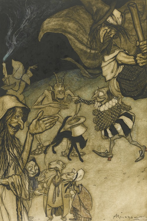 monsieurleprince - Arthur Rackham (1867 - 1939) - Witches and...